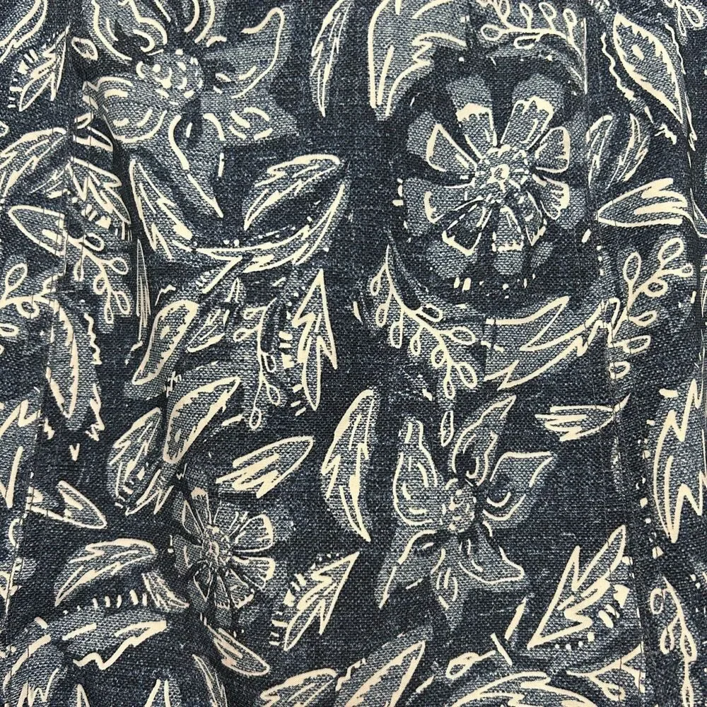 RipSkirt Hawaii Floral Wrap Skirt Womens XL Length 1 Mini Blue White Floral